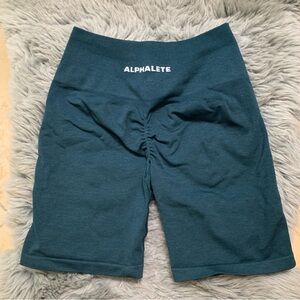 Women’s Small ALPHALETE Amplify 6.5” Midnight Seamless Scrunch Biker Shorts